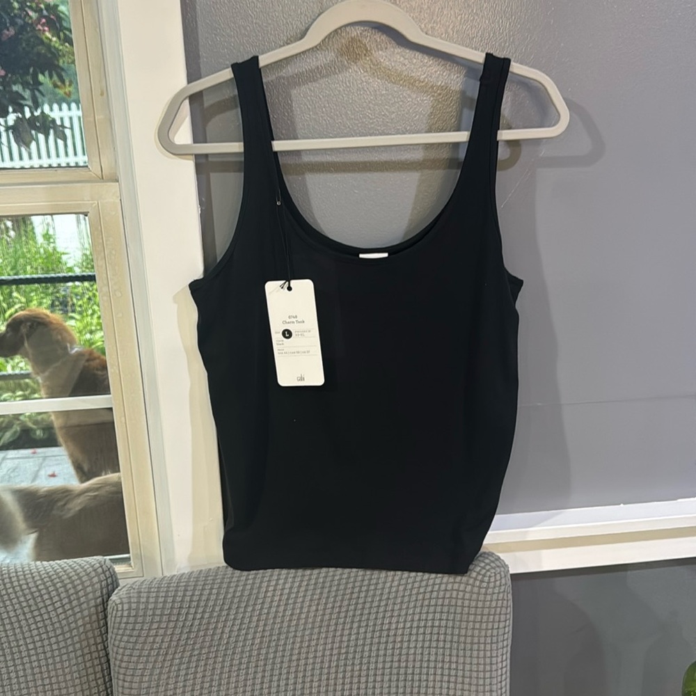 Black charm tank